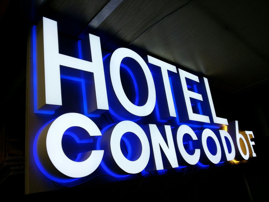 CHỮ NHÔM HÀN QUỐC - HOTEL CONCOD 6F