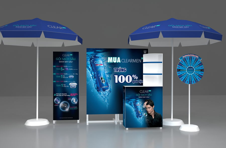 THI CÔNG BOOTH ACTIVATION - CLEAR