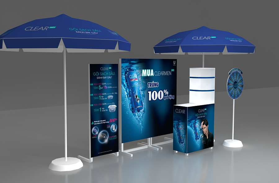 THI CÔNG BOOTH ACTIVATION - CLEAR