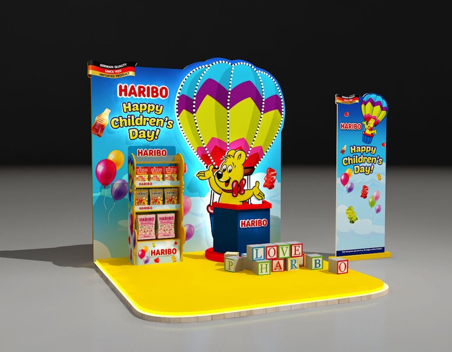 THI CÔNG BOOTH ACTIVATION - HARIBO