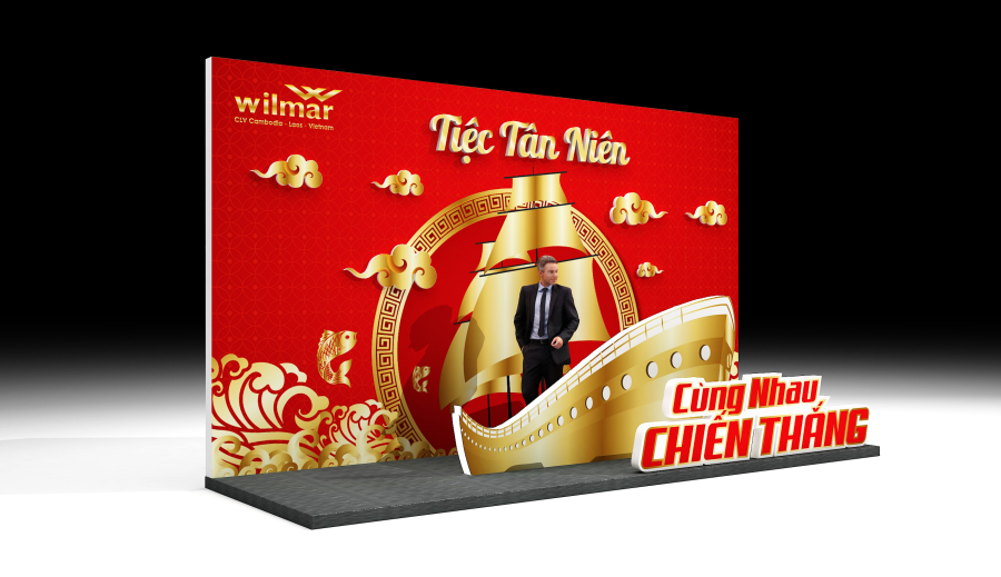 THIẾT KẾ THI CÔNG SỰ KIỆN TIỆC TẤT NIÊN - WILMAR