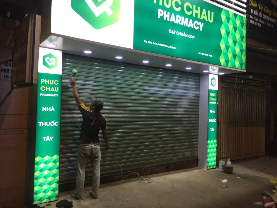 THIẾT KẾ THI CÔNG HỆ THỐNG PHUC CHAU PHARMACY